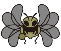 暗いハチのアイコン（作品移設済）